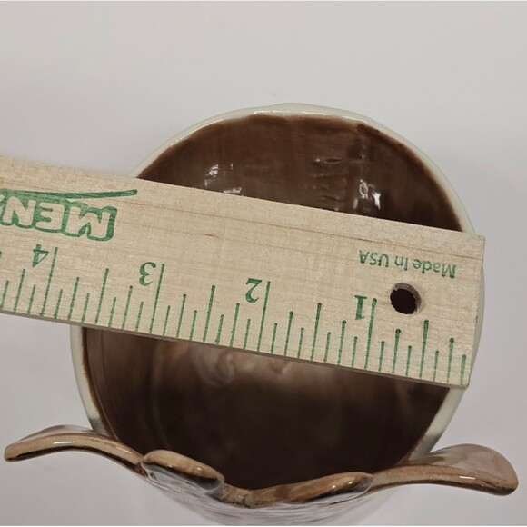 Studio Pottery Ceramic Animal Planter, Giraffe Plant Pot, Desktop Pens Organizer - Picture 6 of 8